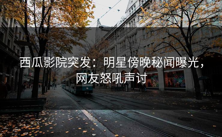 西瓜影院突发：明星傍晚秘闻曝光，网友怒吼声讨